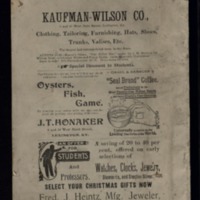 Kaufman-Wilson Ad The State College cadet, vol. 7, no. 2, November 1896.pdf