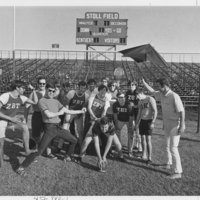 Zeta Beta Tau Fraternity on Stoll Field 1969