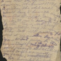 World War II Prisoner of War Diary Entry On The Back Of A German Newspaper, December 31, 1942