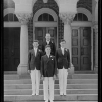 Adath Israel Temple, 133 North Ashland Avenue, exterior; rabbi and 3 boys,, 1936 - Lafayette Studios #4.pdf